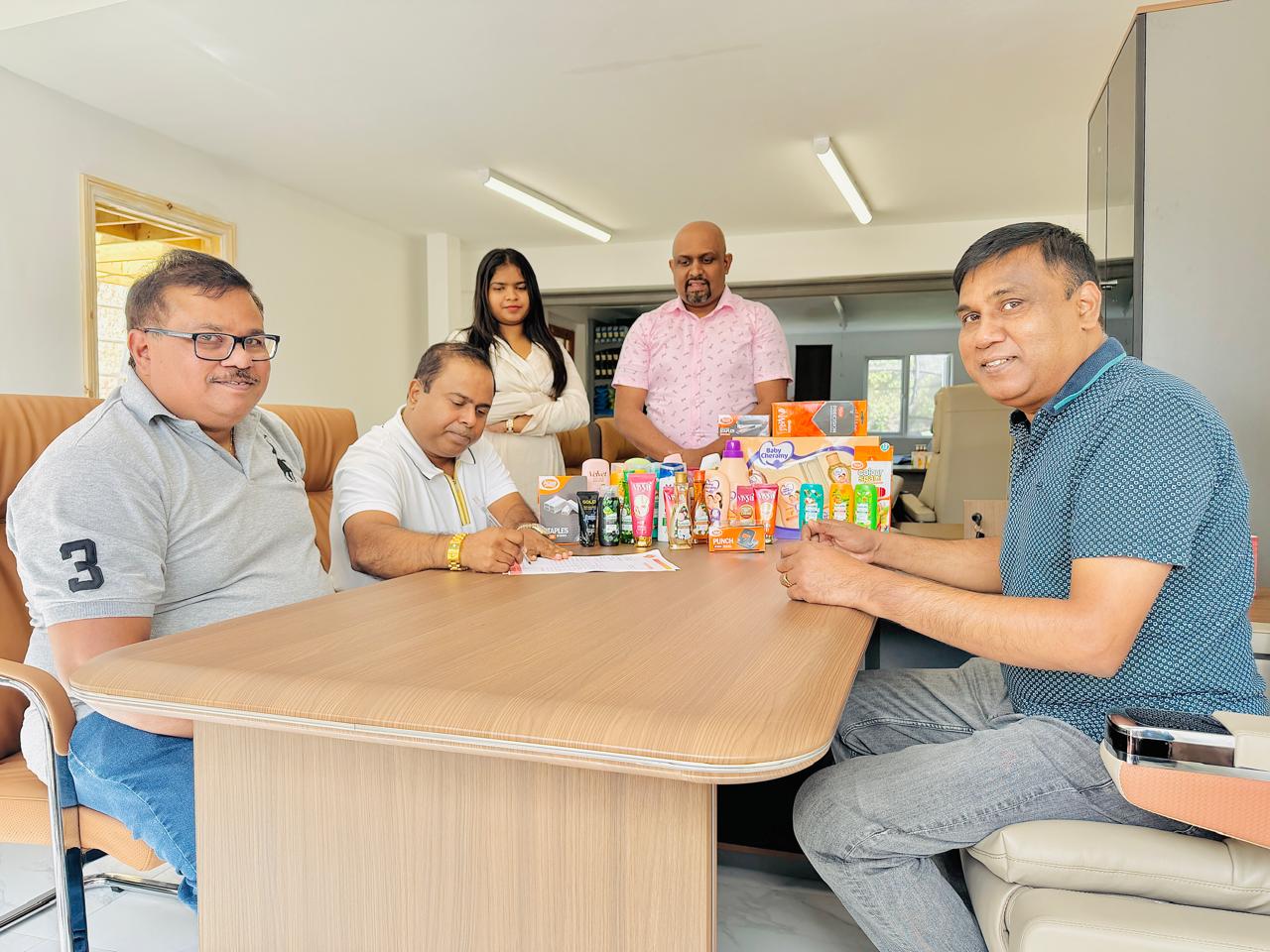 Business meeting with leadership team discussing strategy